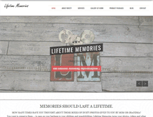 Tablet Screenshot of lifetime-memories.net